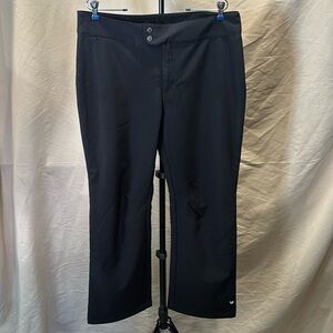 White Sierra outdoor lined pants black with front zippered pocket size XL